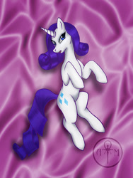 Size: 900x1200 | Tagged: safe, artist:adalbertus, rarity, pony, unicorn, lil-miss rarity, g4, female, lying down, mare, on back