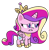 Size: 494x505 | Tagged: safe, edit, edited screencap, editor:luckydog416, screencap, princess cadance, alicorn, pony, g4, g4.5, my little pony: pony life, what goes updo, background removed, female, mare, not a vector, simple background, solo, transparent background