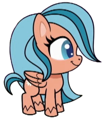 Size: 304x364 | Tagged: safe, artist:luckydog416, edit, edited screencap, screencap, orange zest, pegasus, pony, g4, g4.5, my little pony: pony life, animation error, background removed, female, mare, not a vector, race swap, simple background, solo, transparent background