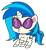 Size: 480x520 | Tagged: safe, artist:luckydog416, edit, edited screencap, screencap, dj pon-3, vinyl scratch, pony, unicorn, g4.5, my little pony: pony life, whoof-dunnit, background removed, female, mare, not a vector, simple background, solo, transparent background