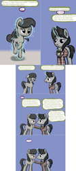 Size: 1956x4374 | Tagged: safe, artist:esuka, arpeggio, octavia melody, pony, ask-canterlot-musicians, g4, levitation, magic, telekinesis