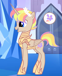 Size: 1280x1579 | Tagged: safe, artist:vi45, oc, alicorn, pony, g4, armor, concave belly, male, slender, solo, stallion, thin