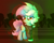 Size: 4299x3424 | Tagged: safe, artist:background basset, lyra heartstrings, pony, unicorn, fanfic:background pony, g4, abstract background, chromatic aberration, clothes, dig the swell hoodie, hoodie, sad, solo