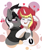 Size: 3232x3811 | Tagged: safe, artist:joaothejohn, oc, oc only, oc:kenn, oc:lazy sunday, earth pony, pony, unicorn, blushing, cheek kiss, clothes, commission, couple, cute, earth pony oc, eyes closed, floppy ears, heart, holiday, horn, jacket, kissing, lidded eyes, multicolored hair, shipping, simple background, smiling, unicorn oc, valentine's day, ych result