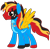 Size: 810x800 | Tagged: safe, artist:shieldwingarmorofgod, oc, oc only, oc:shield wing, alicorn, g4, american football, kansas city chiefs, male, nfl, nfl playoffs, simple background, solo, super bowl, super bowl lviii, transparent background