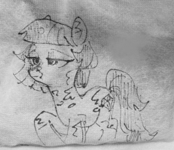 Size: 2160x1862 | Tagged: safe, artist:metaruscarlet, maud pie, earth pony, pony, g4, redesign, solo, traditional art