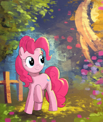 Size: 861x1020 | Tagged: safe, artist:normanpp, pinkie pie, earth pony, pony, g4, female, mare, smiling, solo