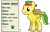 Size: 1521x982 | Tagged: safe, artist:hazel bloons, oc, oc only, oc:lemon grass, cat, pegasus, pony, 2024, bandana, blue eyes, brown fur, chest fluff, collar, cutie mark, duo, english, folded wings, full body, green eyes, green mane, green tail, heterochromia, magenta eyes, male, reference sheet, simple background, smiling, stallion, tail, teeth, text, transparent background, wings, yellow coat