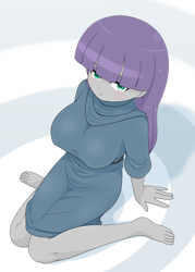 Size: 2278x3181 | Tagged: safe, artist:batipin, maud pie, human, equestria girls, g4, big breasts, breasts, busty maud pie, looking at you
