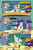 Size: 1920x2948 | Tagged: safe, artist:alexdti, rarity, twilight sparkle, oc, oc:brainstorm (alexdti), oc:purple creativity, oc:star logic, alicorn, pegasus, pony, unicorn, comic:quest for friendship retold, g4, book, horn, library, twilight sparkle (alicorn), twilight's castle, twilight's castle library