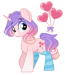 Size: 1519x1752 | Tagged: safe, artist:emberslament, oc, oc only, oc:heart popper, pony, unicorn, clothes, heart, heart eyes, horn, male, simple background, socks, solo, stallion, striped socks, transparent background, wingding eyes