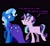 Size: 1595x1479 | Tagged: safe, artist:partyponypower, starlight glimmer, trixie, pony, unicorn, g4, alternate universe, black background, duo, evil starlight, female, horn, implied lesbian, implied shipping, implied startrix, s5 starlight, simple background, trans female, trans trixie, transgender