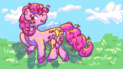 Size: 1920x1080 | Tagged: safe, artist:strawberryeaterrat, pinkie pie, earth pony, pony, g4, female, solo