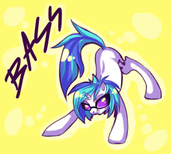 Size: 919x827 | Tagged: safe, artist:coffeechicken, dj pon-3, vinyl scratch, unicorn, g4, glasses, horn, solo