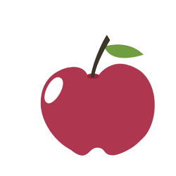 Size: 1000x1000 | Tagged: safe, artist:gurugrendo, apple, food, no pony, simple background, solo, transparent background, vector