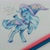 Size: 2048x2048 | Tagged: safe, artist:thistlekatt, trixie, pony, unicorn, g4, cape, clothes, hat, horn, solo, traditional art, trixie's cape, trixie's hat, unshorn fetlocks