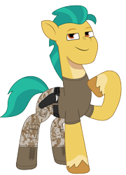 Size: 1096x1526 | Tagged: safe, artist:edy_january, artist:prixy05, edit, vector edit, hitch trailblazer, earth pony, pony, g5, my little pony: tell your tale, belt, boots, clothes, delta forces, gun, handgun, military, military pants, military pony, military uniform, pants, pistol, revolver, shirt, shoes, simple background, soldier, soldier pony, special forces, transparent background, uniform, united states, us army, vector, weapon