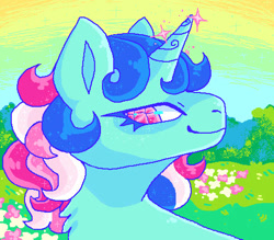 Size: 489x428 | Tagged: safe, artist:movie95, fizzy, twinkle eyed pony, unicorn, g1, female, horn, mare