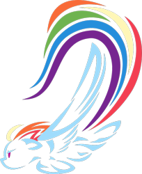 Size: 733x900 | Tagged: safe, artist:up1ter, rainbow dash, pegasus, pony, g4, flying, lineart, simple background, solo, transparent background