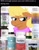 Size: 720x923 | Tagged: safe, artist:jargon scott, ms. harshwhinny, earth pony, pony, g4, bust, female, frown, furrowed brow, implied infertility, mare, pill bottle, simple background, solo, text, white background