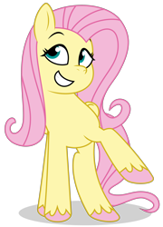 Size: 3000x4170 | Tagged: safe, artist:keronianniroro, fluttershy, pegasus, pony, g4, g5, my little pony: tell your tale, g4 to g5, generation leap, redesign, simple background, solo, transparent background, unshorn fetlocks, vector
