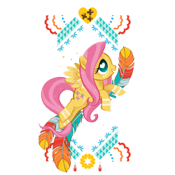 Size: 2048x2048 | Tagged: safe, artist:day dream, fluttershy, pegasus, pony, g4, official, abstract background, design, feather, female, flower, fluttershy's cutie mark, flying, heart, heart eyes, mare, open mouth, open smile, partially transparent background, simple background, smiling, solo, sparkles, spread wings, stock vector, transparent background, tribal, vector, wingding eyes, wings, zazzle