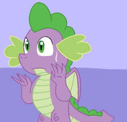 Size: 811x778 | Tagged: safe, artist:cmara, spike, dragon, g4, male, solo, winged spike, wings