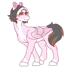 Size: 1600x1500 | Tagged: safe, artist:plixine, oc, oc only, oc:cerci, pegasus, pony, female, mare, simple background, solo, transparent background