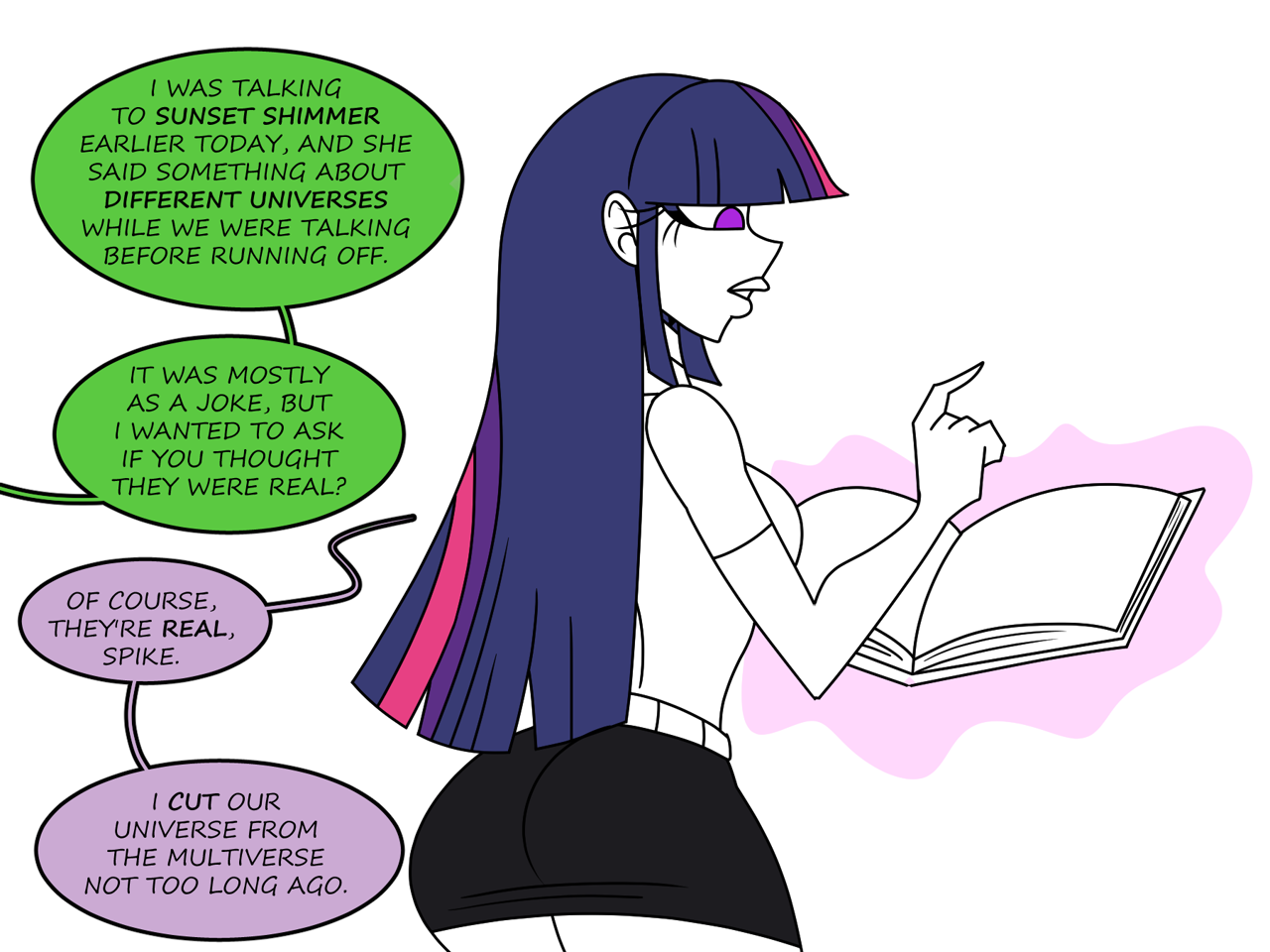 Safe Artist Chillguydraws Spike Twilight Sparkle Human