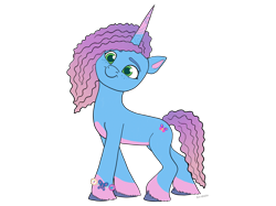 Size: 5200x3898 | Tagged: safe, artist:felisamafeles, misty brightdawn, pony, unicorn, g5, cute, digital art, female, horn, mare, mistybetes, rebirth misty, simple background, smiling, solo, transparent background