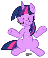 Size: 1442x1745 | Tagged: safe, artist:deanbirchum, twilight sparkle, pony, unicorn, g4, cute, eyes closed, female, horn, mare, simple background, sitting, solo, transparent background, twiabetes, unicorn twilight