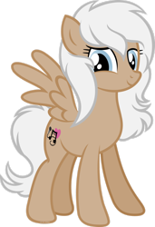 Size: 1024x1497 | Tagged: safe, artist:silverswirls15, oc, oc only, oc:dubbi knight, pegasus, pony, female, mare, simple background, solo, transparent background