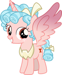 Size: 1280x1554 | Tagged: safe, artist:cloudy glow, edit, vector edit, cozy glow, alicorn, pony, g4, season 9, the ending of the end, alicornified, cozybetes, cozycorn, cute, female, filly, foal, looking at you, milestone, race swap, simple background, smiling, smiling at you, solo, transparent background, vector