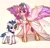 Size: 2048x1960 | Tagged: safe, artist:minekoo2, princess cadance, shining armor, alicorn, pony, unicorn, g4, blank stare, bowtie, clothes, dress, duo, female, floppy horn, height difference, horn, horseshoes, jewelry, male, mare, meme, raised hoof, shivering, simple background, smiling, sparkles, spread wings, stallion, the bride and the ugly ass groom, tiara, wings