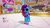 Size: 3840x2160 | Tagged: safe, misty brightdawn, pony, unicorn, g5, my little pony: a zephyr heights mystery, official, 3d, cute, female, fountain, game, headphones, horn, mare, mistybetes, rebirth misty, screenshots, solo, statue, sunglasses, video game, zephyr heights