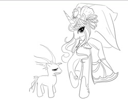 Size: 903x702 | Tagged: safe, artist:choob, princess cadance, shining armor, alicorn, pony, unicorn, g4, 2024, alternate hairstyle, bags under eyes, clothes, dress, drool, duo, duo male and female, female, floppy horn, grayscale, height difference, hoof shoes, horn, larger female, looking at you, male, mare, meme, messy mane, messy tail, monochrome, princess shoes, raised hoof, redraw, ship:shiningcadance, shipping, simple background, size difference, smaller male, sparkly eyes, squint, stallion, straight, tail, the bride and the ugly ass groom, toy interpretation, wedding dress, wedding veil, white background, wingding eyes