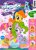 Size: 727x999 | Tagged: safe, applejack, fluttershy, pinkie pie, rarity, spike, twilight sparkle, alicorn, dragon, earth pony, pegasus, pony, unicorn, 2d, apple, bag, balloon, barcode, bootleg, bubble, camera, cover, cupcake, cyrillic, folded wings, food, heart, horn, logo, looking at each other, looking at someone, magazine, open mouth, ponyashki, rainbow, recolor, russia, russian, scissors, spread wings, twilight sparkle (alicorn), wings, поняшки