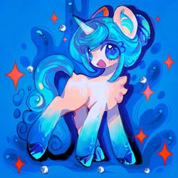 Size: 2048x2048 | Tagged: safe, artist:jojofassbender, oc, oc only, pony, unicorn, chest fluff, female, horn, mare, solo