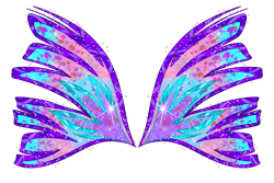 Size: 3000x2000 | Tagged: safe, artist:user15432, rarity, g4, colored wings, fairy wings, gradient wings, no pony, purple wings, simple background, sirenix, transparent background, wings, winx club