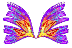 Size: 3000x2000 | Tagged: safe, artist:user15432, rainbow dash, g4, colored wings, fairy wings, gradient wings, multicolored wings, no pony, rainbow wings, simple background, sirenix, solo, transparent background, wings, winx club