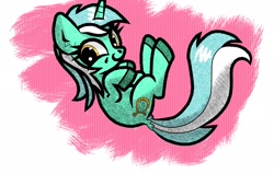 Size: 2354x1497 | Tagged: safe, artist:scandianon, lyra heartstrings, pony, unicorn, g4, female, horn, looking at you, mare, smiling, solo