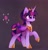 Size: 1677x1740 | Tagged: safe, alternate version, artist:magnaluna, twilight sparkle, alicorn, pony, g4, alternate hairstyle, crown, female, folded wings, hoof shoes, horn, jewelry, mare, peytral, princess shoes, raised hoof, regalia, smiling, solo, twilight sparkle (alicorn), wings