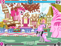 Size: 636x478 | Tagged: safe, octavia melody, pinkie pie, trixie, fighting is magic, fighting is magic - mega, g4, 2d, fan game, fighting is magic suchromium, game screencap, palette swap, recolor, sugarcube corner