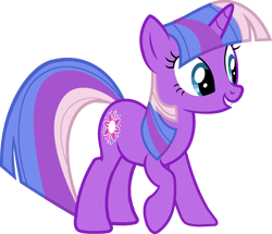 Size: 2859x2455 | Tagged: safe, artist:lizzmcclin, twilight twinkle, pony, unicorn, g3, g4, female, g3 to g4, generation leap, horn, simple background, solo, transparent background