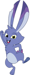 Size: 658x1643 | Tagged: safe, artist:prixy05, twitch (g5), rabbit, g5, my little pony: tell your tale, animal, cute, happy, jumping, looking at you, male, open mouth, open smile, simple background, smiling, smiling at you, solo, transparent background, twitchbetes, vector