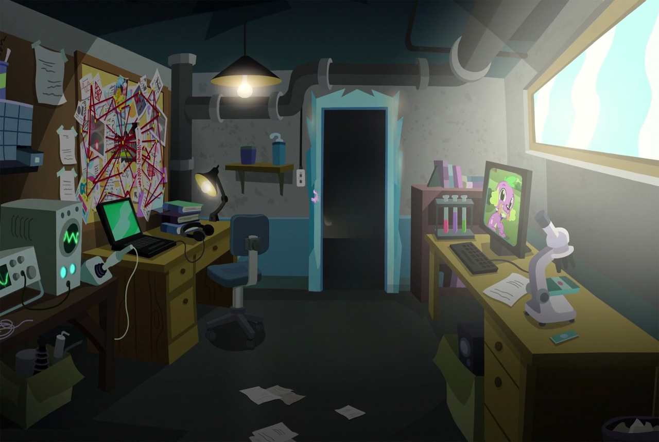 Regular Show Computer Room #3323549 - safe, artist:homersimpson1983, spike, spike the regular dog ...