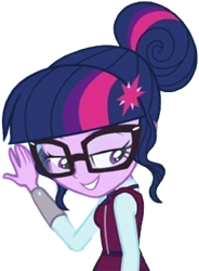 Size: 1856x2520 | Tagged: safe, edit, edited screencap, editor:homersimpson1983, screencap, sci-twi, twilight sparkle, human, equestria girls, g4, my little pony equestria girls: friendship games, background removed, clothes, crystal prep academy uniform, female, glasses, necktie, not a vector, school tie, school uniform, schoolgirl, simple background, smiling, solo, transparent background