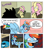 Size: 898x1013 | Tagged: safe, artist:balileart, fluttershy, rainbow dash, pegasus, pony, g4, comic, couch, dialogue, duo, dvd, female, hoof hold, laughing, mare, movie night, open mouth, open smile, sitting, smiling, speech bubble, teary eyes, the cat in the hat