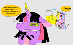 Size: 1052x657 | Tagged: safe, artist:twigsyy, starlight glimmer, twilight sparkle, pony, unicorn, g4, alcohol, alternate color palette, duo, glass, horn, lamp, unicorn twilight, wine, wine glass