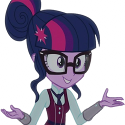 Size: 2520x2520 | Tagged: safe, edit, edited screencap, editor:homersimpson1983, screencap, sci-twi, twilight sparkle, human, equestria girls, g4, my little pony equestria girls: friendship games, background removed, clothes, crystal prep academy uniform, female, glasses, not a vector, school uniform, simple background, solo, transparent background